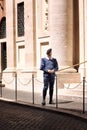 Swiss guard Vatican Rome Italy Royalty Free Stock Photo